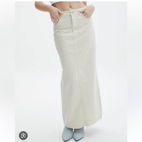 Glassons Skirts Glassons Recycled High Rise Denim Maxi Skirt Poshmark